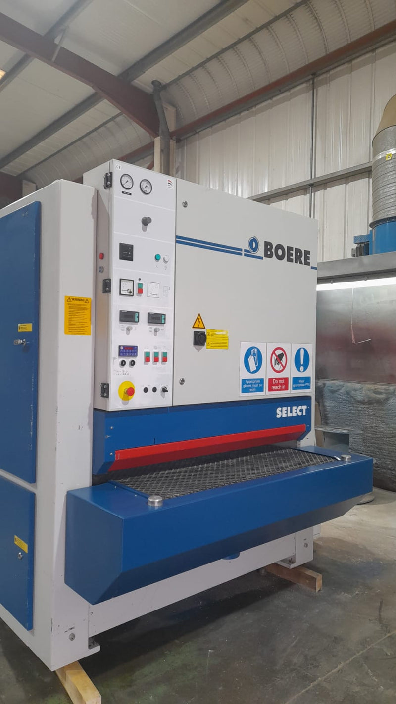 Boere select 1300 LAC Elite Wide Belt Sander for de-nibbing and Lacquer